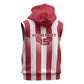 Custom Liberia Football Sleeveless Zip Hoodie The Lone Stars Sporty Style - African Pride