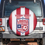 Custom Liberia Football Spare Tire Cover The Lone Stars Sporty Style