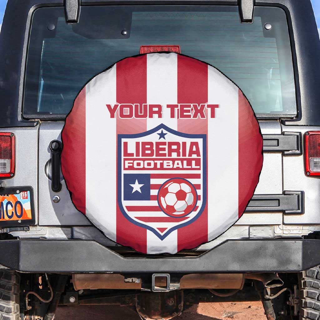 Custom Liberia Football Spare Tire Cover The Lone Stars Sporty Style