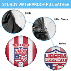 Custom Liberia Football Spare Tire Cover The Lone Stars Sporty Style