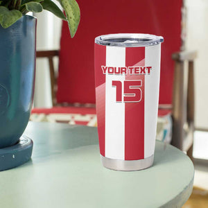 Custom Liberia Football Tumbler Cup The Lone Stars Sporty Style