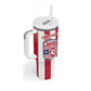 Custom Liberia Football Tumbler With Handle The Lone Stars Sporty Style
