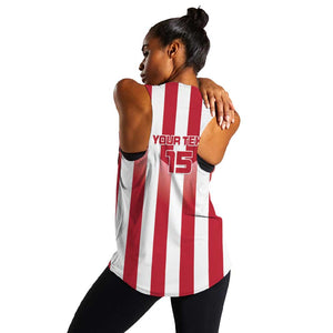 Custom Liberia Football Women Racerback Tank The Lone Stars Sporty Style