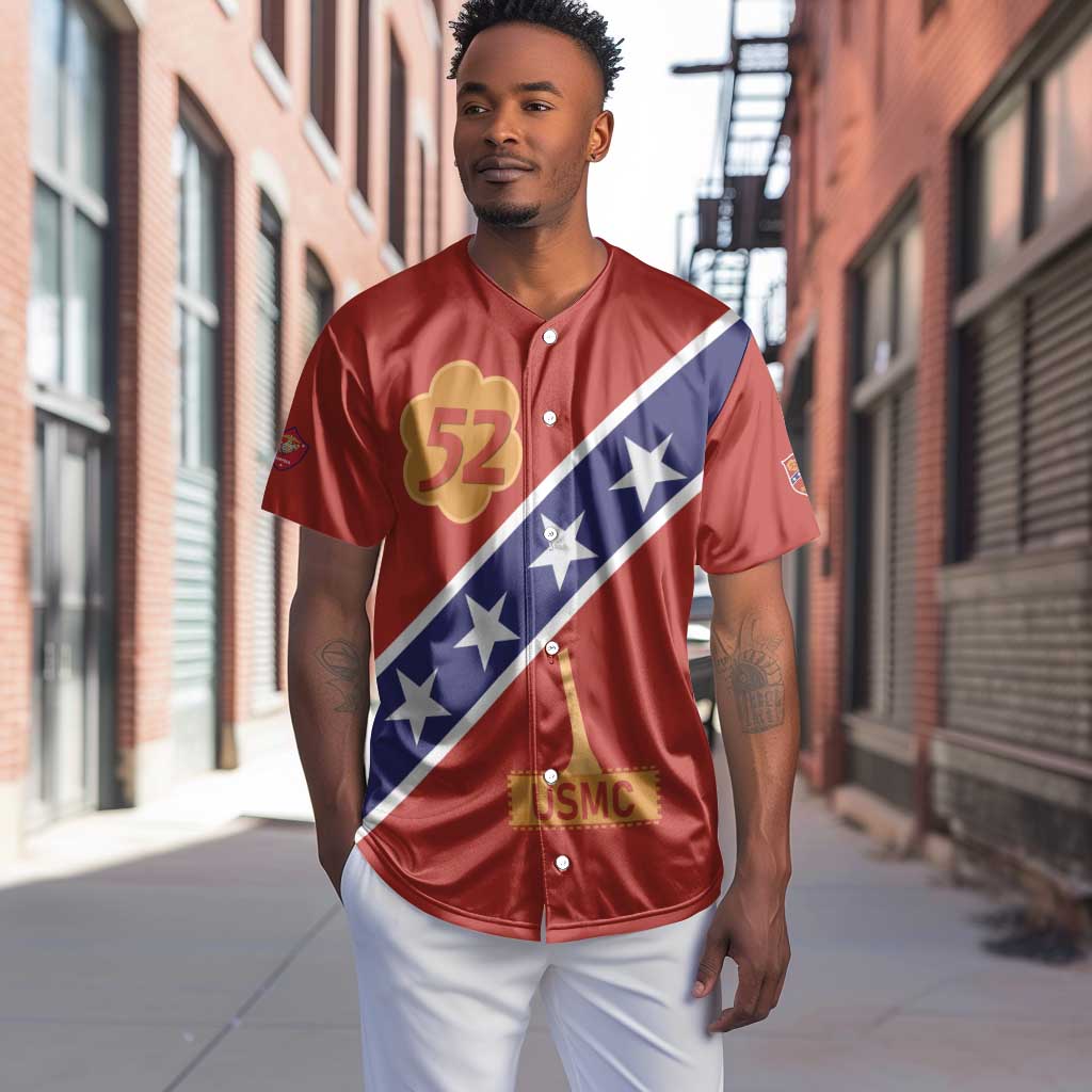52 USMC Legacy Baseball Jersey Proud Montford Point Marines - African Pride