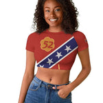 52 USMC Legacy Raglan Cropped T shirt Proud Montford Point Marines - African Pride