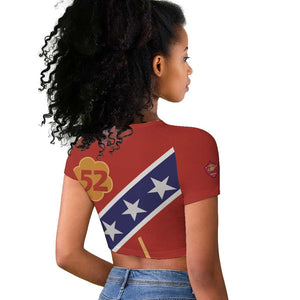 52 USMC Legacy Raglan Cropped T shirt Proud Montford Point Marines - African Pride