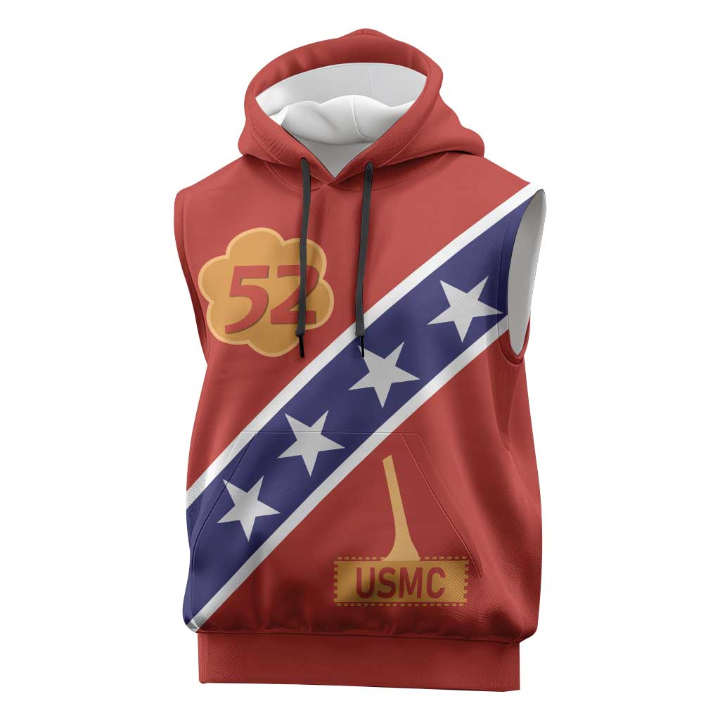 52 USMC Legacy Sleeveless Hoodie Proud Montford Point Marines - African Pride