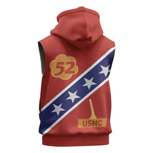 52 USMC Legacy Sleeveless Hoodie Proud Montford Point Marines - African Pride