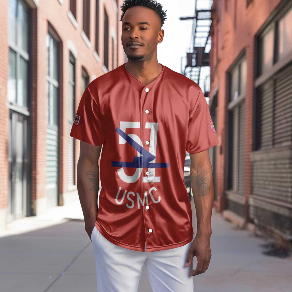 51 USMC Legacy Baseball Jersey Proud Montford Point Marines - African Pride