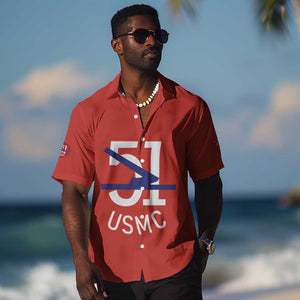 51 USMC Legacy Hawaiian Shirt Proud Montford Point Marines - African Pride