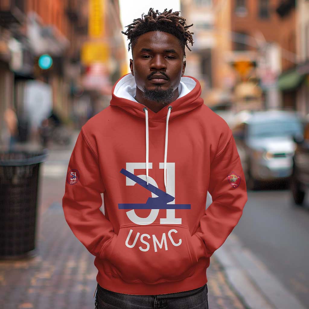 51 USMC Legacy Hoodie Proud Montford Point Marines - African Pride