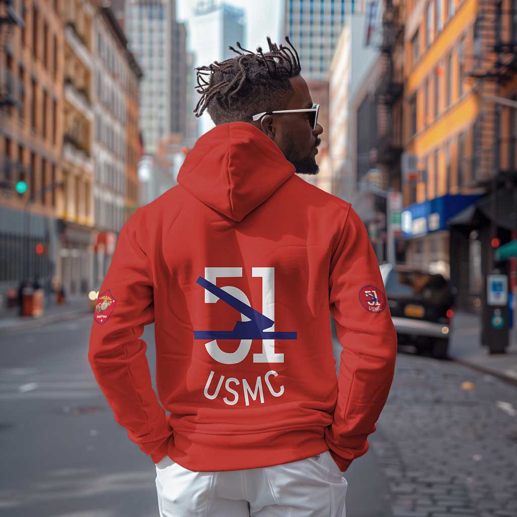 51 USMC Legacy Hoodie Proud Montford Point Marines - African Pride