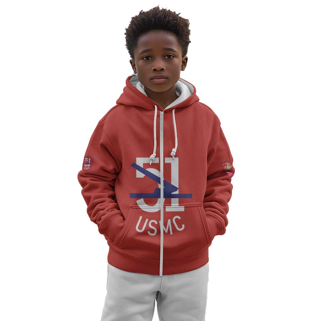 51 USMC Legacy Kid Hoodie Proud Montford Point Marines - African Pride