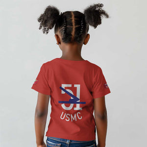 51 USMC Legacy Kid T shirt Proud Montford Point Marines - African Pride