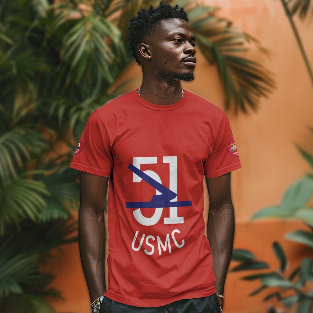 51 USMC Legacy T shirt Proud Montford Point Marines - African Pride