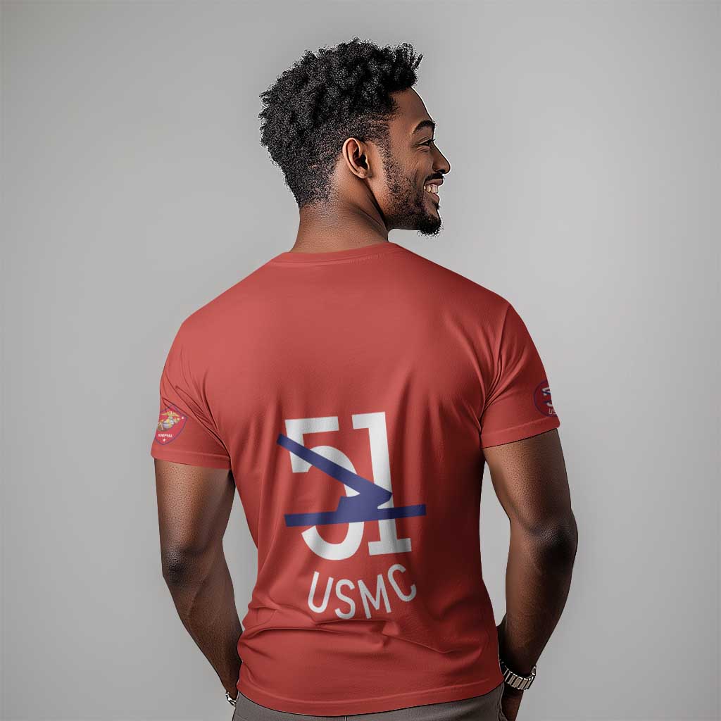 51 USMC Legacy T shirt Proud Montford Point Marines - African Pride