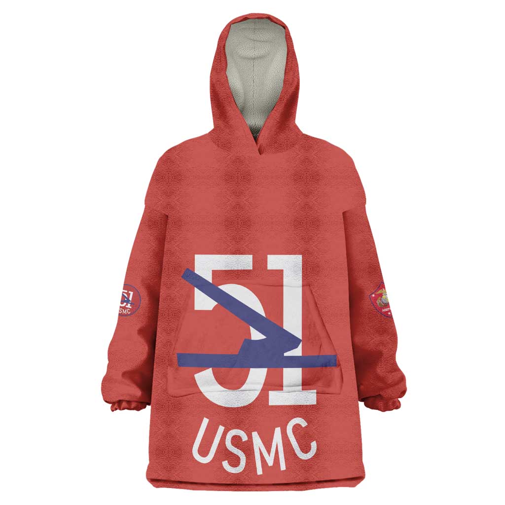 51 USMC Legacy Wearable Blanket Hoodie Proud Montford Point Marines - African Pride