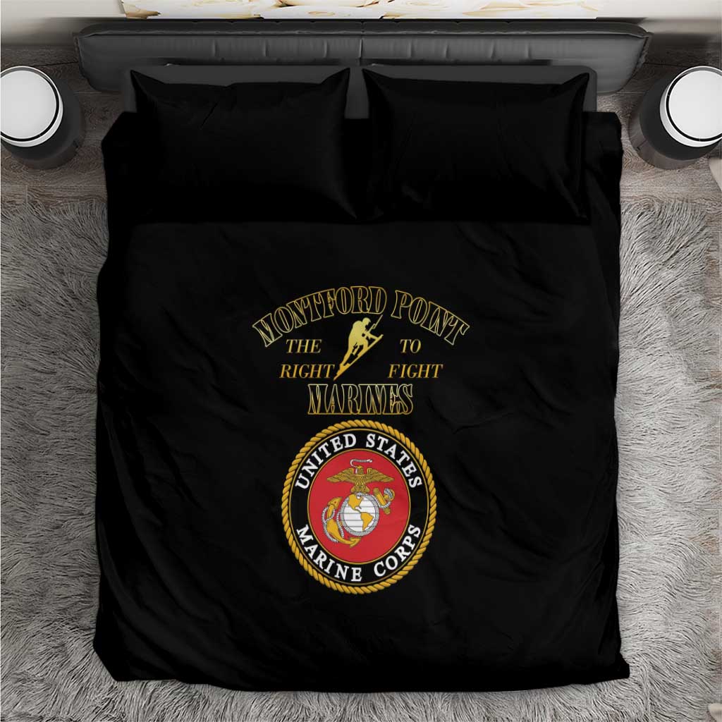 Montford Point Marines Bedding Set African American Heroes Black - African Pride