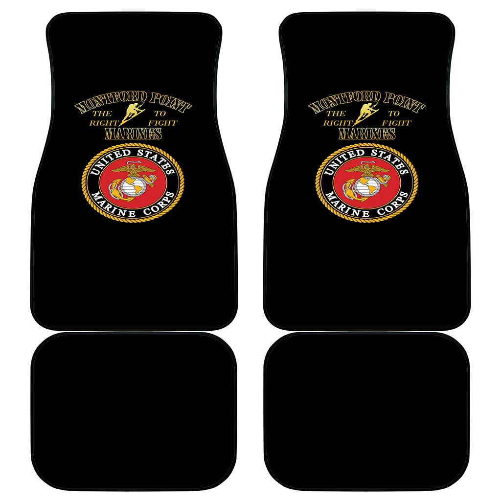Montford Point Marines Car Mats African American Heroes Black - African Pride