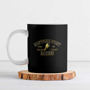 African American Marine Corps Legacy Ceramic Mug Montford Point Heritage Black