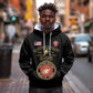 Montford Point Marines Hoodie African American Heroes Black - African Pride