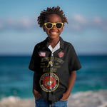 Montford Point Marines Kid Hawaiian Shirt African American Heroes Black - African Pride