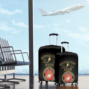 Montford Point Marines Luggage Cover African American Heroes Black - African Pride