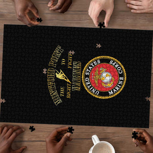 African American Marine Corps Legacy Puzzle Montford Point Heritage Black