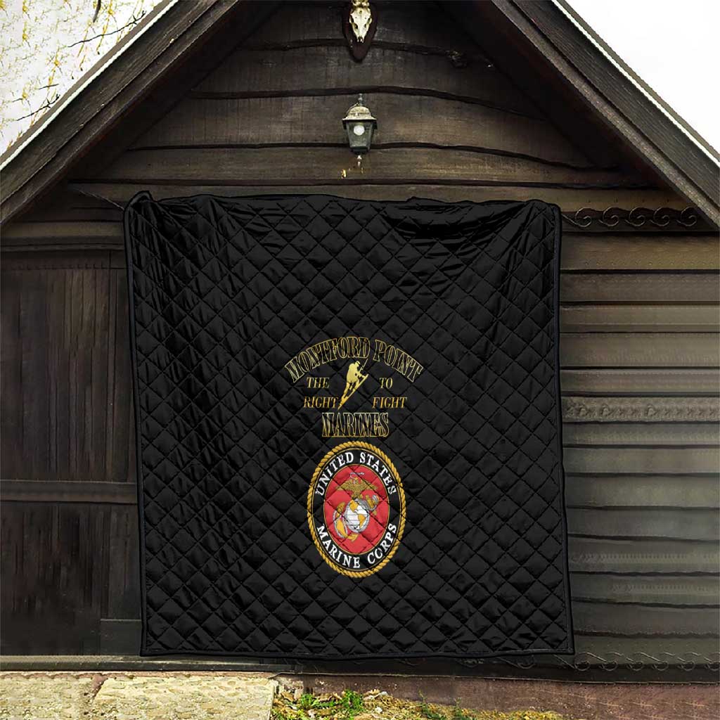 Montford Point Marines Quilt African American Heroes Black - African Pride