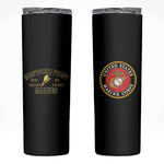 Montford Point Marines Skinny Tumbler African American Heroes Black - African Pride