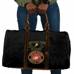 African American Marine Corps Legacy Travel Bag Montford Point Heritage Black