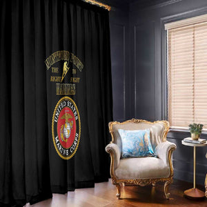 Montford Point Marines Window Curtain African American Heroes Black - African Pride