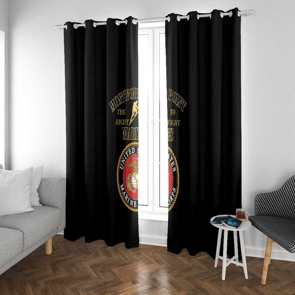Montford Point Marines Window Curtain African American Heroes Black - African Pride