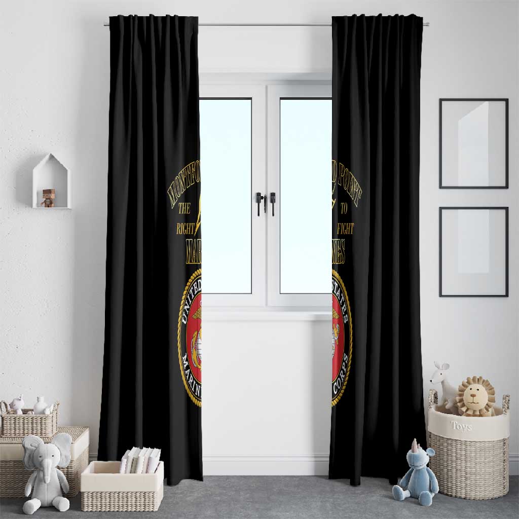 Montford Point Marines Window Curtain African American Heroes Black - African Pride