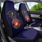 Montford Point Marines Car Seat Cover African American Heroes Navy Blue - African Pride