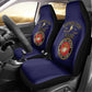 Montford Point Marines Car Seat Cover African American Heroes Navy Blue - African Pride
