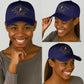 Montford Point Marines Classic Cap African American Heroes Navy Blue - African Pride