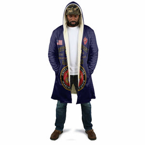 African American Marine Corps Legacy Cloak Montford Point Heritage Navy Blue