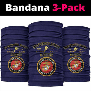 Montford Point Marines Neck Gaiter African American Heroes Navy Blue - African Pride