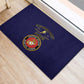 Montford Point Marines Rubber Doormat African American Heroes Navy Blue - African Pride