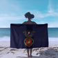 Montford Point Marines Sarong African American Heroes Navy Blue - African Pride