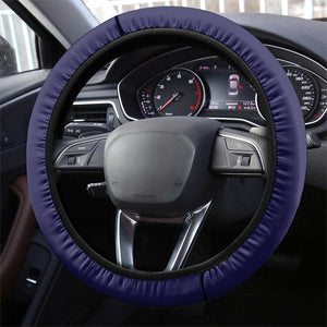 Montford Point Marines Steering Wheel Cover African American Heroes Navy Blue - African Pride