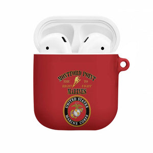 African American Marine Corps Legacy AirPods Case Montford Point Heritage Red