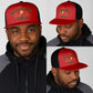 Montford Point Marines Mesh Trucker Cap African American Heroes Red - African Pride