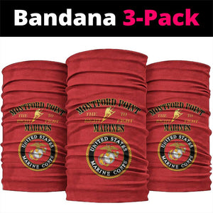 Montford Point Marines Neck Gaiter African American Heroes Red - African Pride