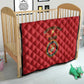 Montford Point Marines Quilt African American Heroes Red - African Pride