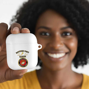 African American Marine Corps Legacy AirPods Case Montford Point Heritage White
