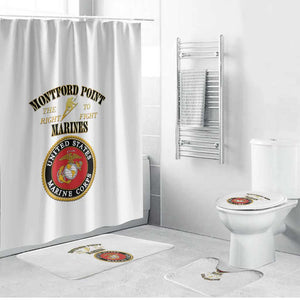 African American Marine Corps Legacy Bathroom Set Montford Point Heritage White