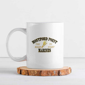 African American Marine Corps Legacy Ceramic Mug Montford Point Heritage White