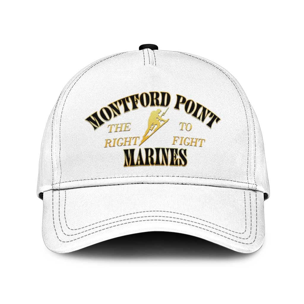 Montford Point Marines Classic Cap African American Heroes White - African Pride